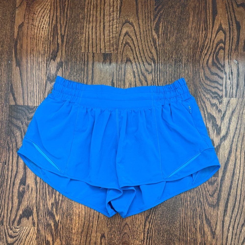 Lululemon Poolside Blue Hotty Hot Shorts Low Rise 2.5”